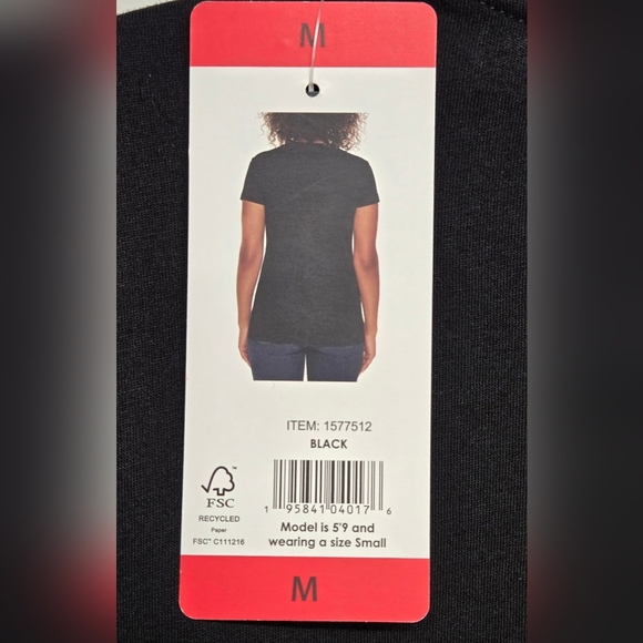 Calvin Klein Black Short Sleeve Tee M New - Picture 3 of 7